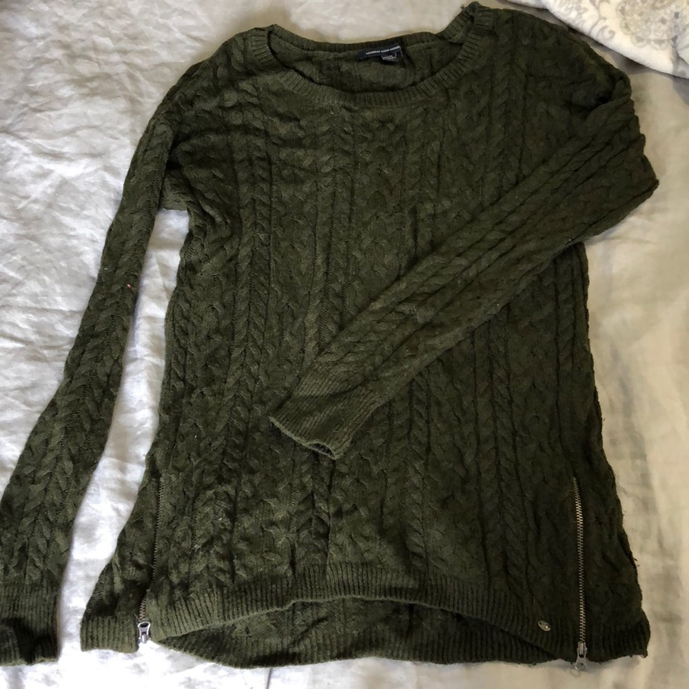 Olive green sweater